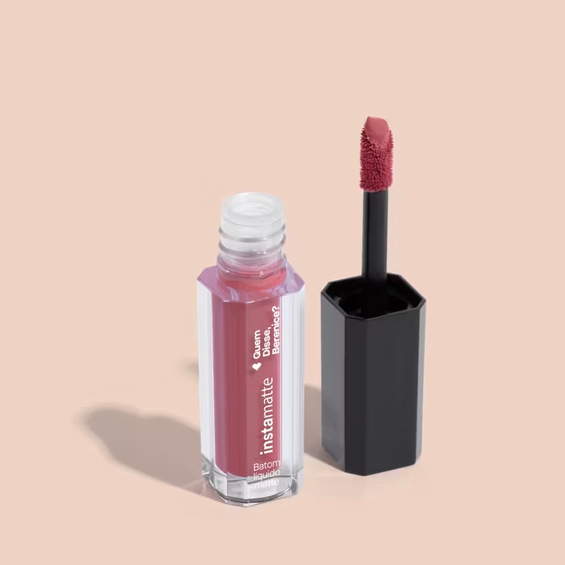 Mini Batom Líquido Rose Rosetali Instamatte 0,8ml