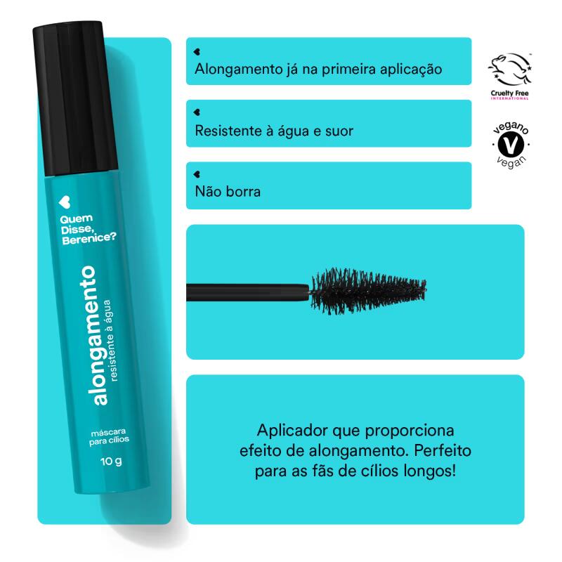 Máscara De Cílios Alongamento Resistente à Água 10g — imagem 2